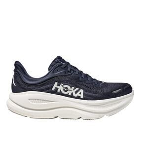 HOKA Bondi 9 Size 9 2E Men's Cushioned Road Running Shoe Wide Varsity Navy/White